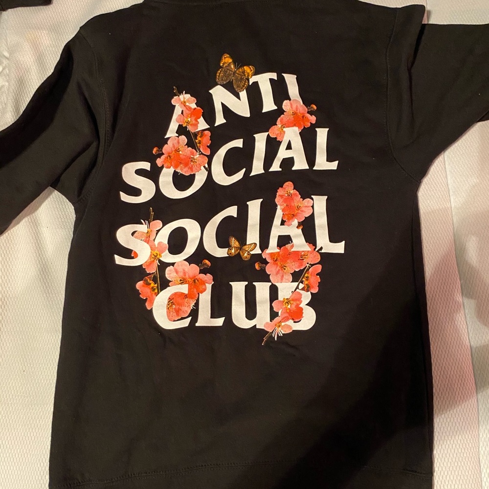 Anti social club hoodie